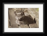 Me Lazy Fine Art Print