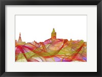 Annapolis Maryland Skyline - Summer Swirl Fine Art Print