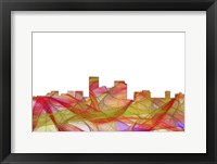 Lexington Kentucky Skyline - Summer Swirl Fine Art Print