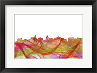 Madison Wisconsin Skyline - Summer Swirl Fine Art Print