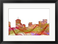 New Orleans Louisiana Skyline -Summer Swirl Fine Art Print