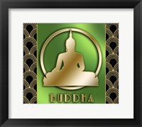 Buddha And Circle 2 Fine Art Print