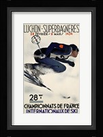 French Ski Competition 1939 Fine Art Print