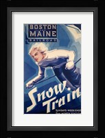 Winter Rail for Skiing Fine Art Print