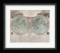Map Of The Moon-Geographicus-Tabula Selenographica Moon Doppelmayr 1707 Fine Art Print