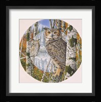 Great Horned Camoflage Fine Art Print