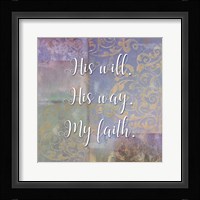Damask Faith I Fine Art Print