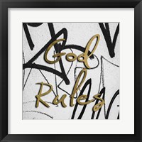 Rock N Rule I Framed Print