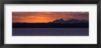 Olympic Mountain Sunset Fine Art Print