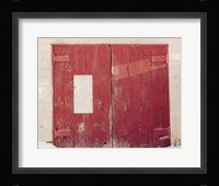 Red On White Fine Art Print