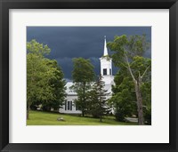Stormy Steeple Fine Art Print