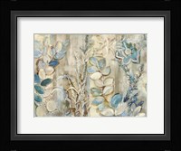 Aqua Leaves Fine Art Print