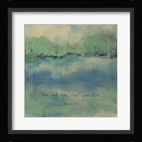 He Will Be Our Peace Verse Fine Art Print