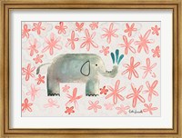 Floral Elephant Fine Art Print