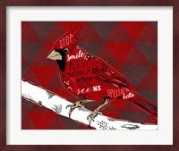 Cardinal Hello Red Fine Art Print
