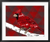 Cardinal Hello Red Fine Art Print