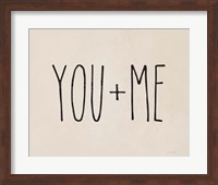 You + Me Fine Art Print