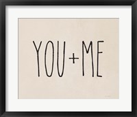You + Me Fine Art Print