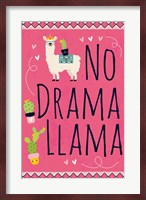 No Drama Llama Fine Art Print
