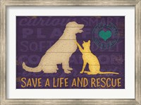 Save a Life Rescue Fine Art Print