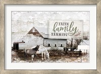 Faith, Family, Farming Fine Art Print