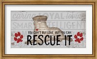 You Can't Buy Love - Dog Fine Art Print