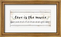 Love is the Music Fine Art Print