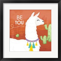 Be You Llama Framed Print