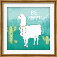 Be Happy Llama Fine Art Print