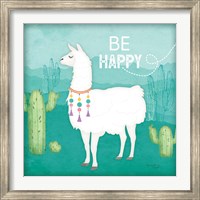Be Happy Llama Fine Art Print