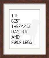 The Best Therapist Fine Art Print