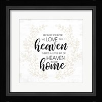 Heaven in Our Home Fine Art Print