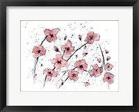 Pink Flowers I Framed Print