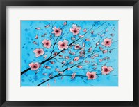 Pink Flowers II Framed Print