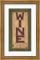 Wine and Spirits Fine Art Print