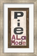 Pie Ala Mode Fine Art Print