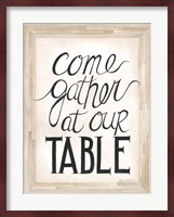 Our Table Fine Art Print