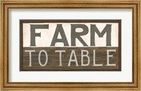 Farm to Table Fine Art Print