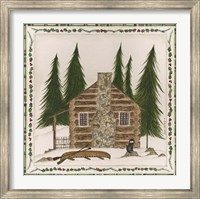 Winter Cabin Fine Art Print
