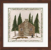 Winter Cabin Fine Art Print