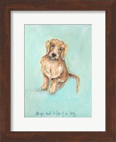 Love and a Dog Fine Art Print