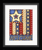 American Star Welcome Fine Art Print