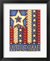 American Star Welcome Fine Art Print