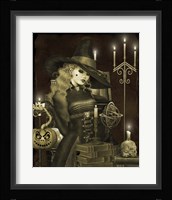Halloween Graveyard - E Framed Print