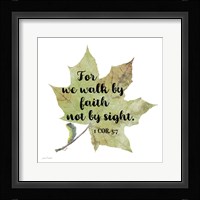 Scripture Leaf - A Framed Print