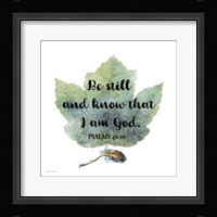 Scripture Leaf - B Framed Print