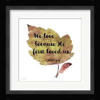 Scripture Leaf - C Fine Art Print