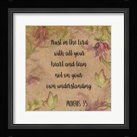 Floral Bible Verse - C Fine Art Print