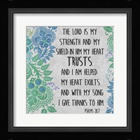 Paisley Bible Verse - B Fine Art Print