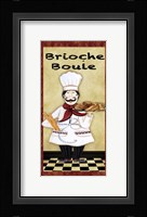 Chefs - Brioche Boule Framed Print